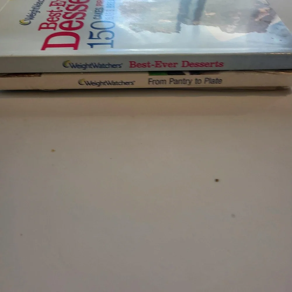 Weight Watchers Cookbook Lot 3 Books NEW Sealed‎ + Desserts Recipes Points